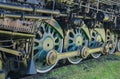 Chesapeake and Ohio Engine 614 Wheels Royalty Free Stock Photo